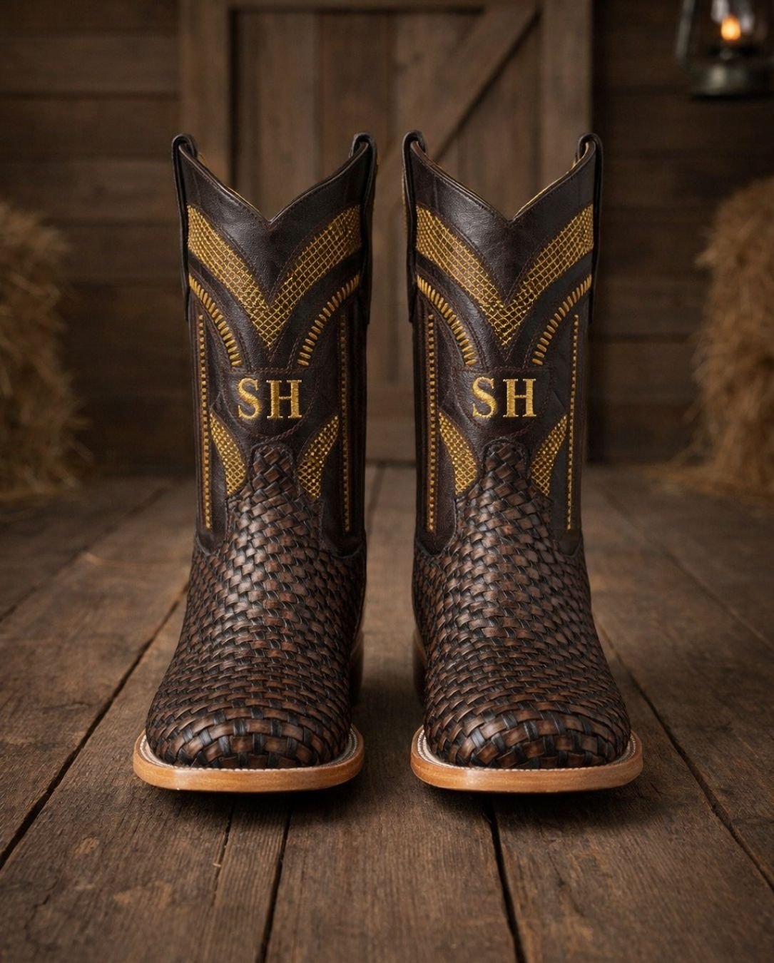 Bota Vaquera Premium SH en Piel Exótica – Diseño Western Bordado - Image 2