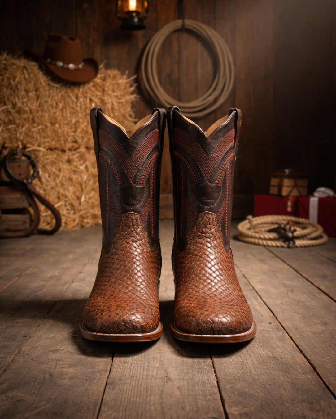 Bota Vaquera Imperial Trenzada – Edición Premium - Image 2