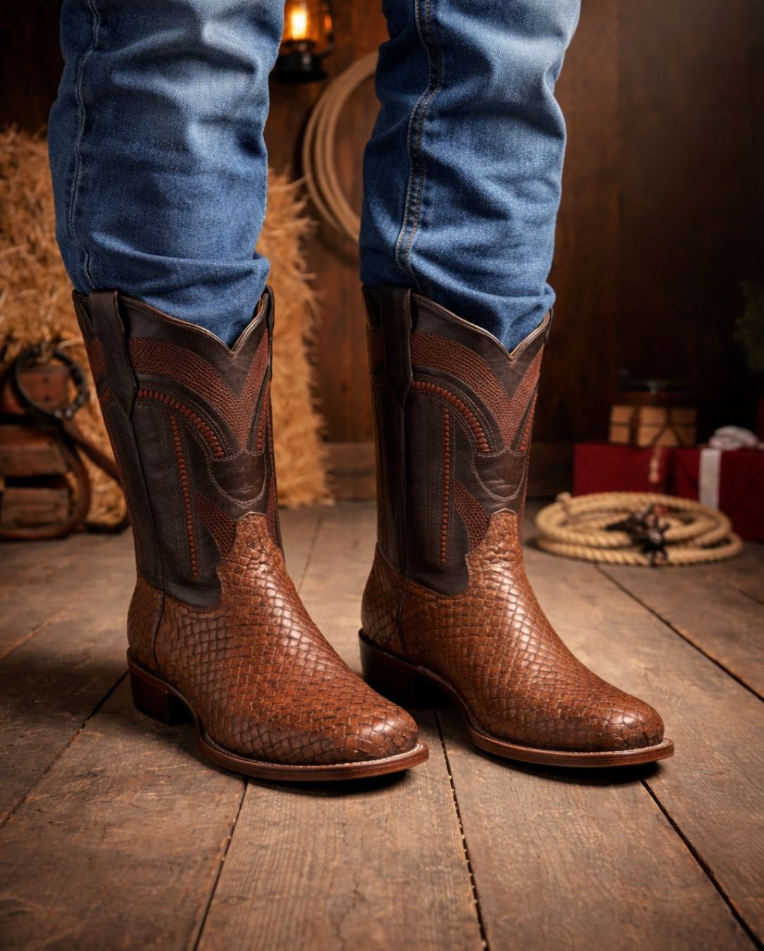 Bota Vaquera Imperial Trenzada – Edición Premium - Image 4