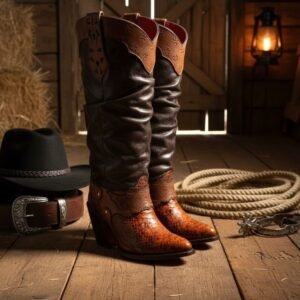 Bota Vaquera “Herencia del Camino” – Piel Exótica Premium